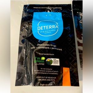 LOT of 5 DETERRA Drug Deactivation Safe At-Home Medication Disposal System MP